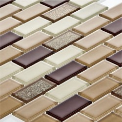 Автентични мозаечни плочки от стъклокерамика Arda от Betas Glass Mosai , с размер 30 x 30 см.